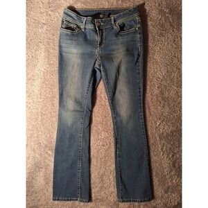 Wallflower Women's Denim Jeans Size 10 Embellished Pockets Bootcut, Boho,Whimsey